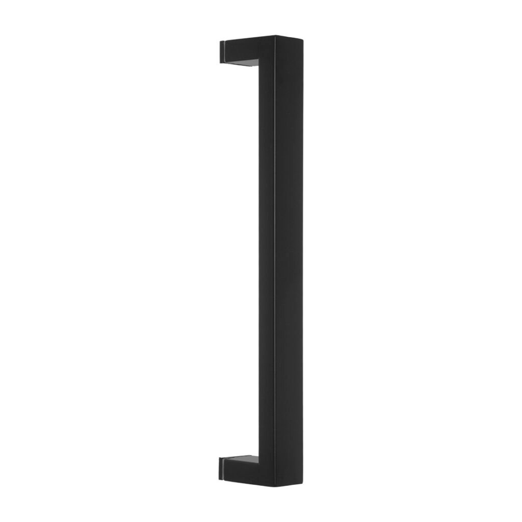 Manijon Rectangular MANIJON RECTANGULAR ACERO INOXIDABLE NEGRO 40X20X500MM – Aluherrajes